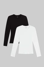 The Nando Slim Fit Long Sleeve 2 Pack